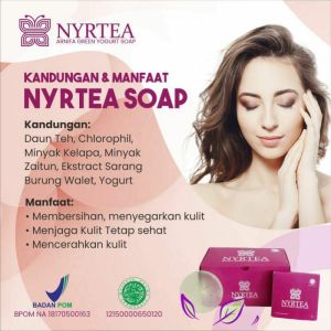 NYRTEA GREEN YOGURT SOAP HQ SABUN PEMUTIH BADAN & WAJAH SIHAT