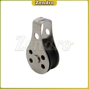 Zendro Single Wheel Swivel Pulley Bearing Lifting Rope Runner for Kayak Sailboat Marine Accessories
