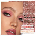 FOCALLURE Smooth Highly Pigmented easy to blend 10 Shades 4 Textures Palette With Dual-ended Brush & Mirror Eye Shadow Palette. 