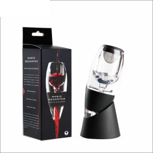 Luxury Wine Aerator - Improved 2024 Red Wine Aerator Decanter with Unique Three-Stage Aeration Wine Sediment Filter No-Drip Stand - Quality and Convenience for Wine Lovers and Sommeliers