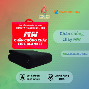 Chăn chống cháy MW kích thước 75x100cm chịu nhiệt độ trên 800°C