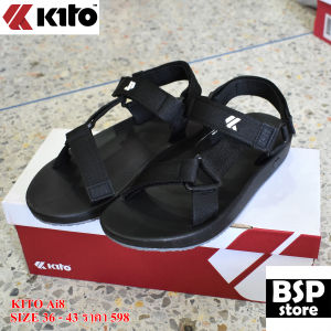 รองเท้ารัดส้น  kito รุ่น Flow AI8 สีดำ ใส่ได้ทั้งชาย หญิง size 36-43