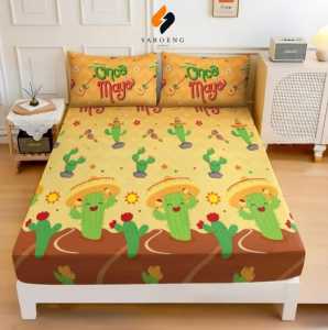 JUAL SARUNG KASUR RESLETING / SPREI RESLETING AESTHETIC MOTIF DORAEMON PIGMENT