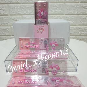 PENGGARIS / GARISAN / RULER PLASTIK MIKA 15CM KUROMI MELODY