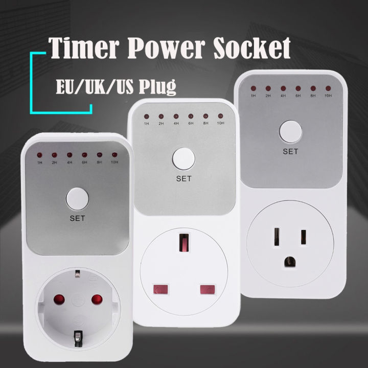 Timer Power Socket 110 Hours Countdown Switch Household Shut Off Timer