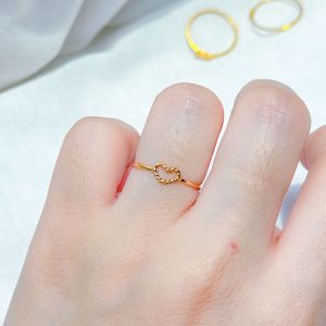 Cincin emas asli kadar 70 16k love lilit padat ukir aesthetic
