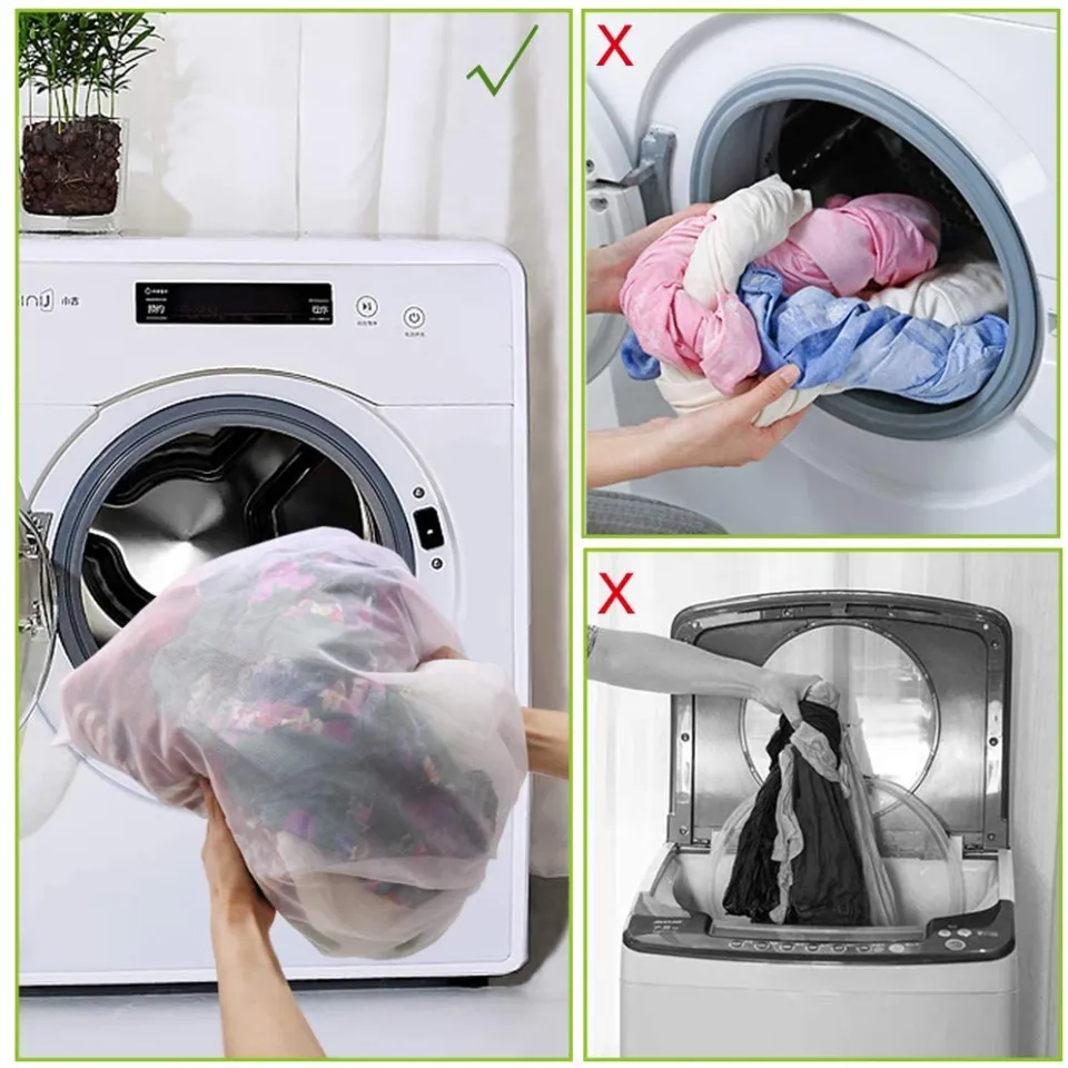 Zip Laundry Washing Machine Mesh Net Bra Sock Lingerie Underwear Wash  ClothesBag