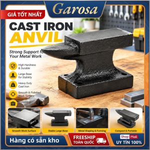 Gồ ghề đúc đe sắt đe thợ rèn Anvil thợ kim hoàn metalsmith xách tay ổn định bàn làm việc