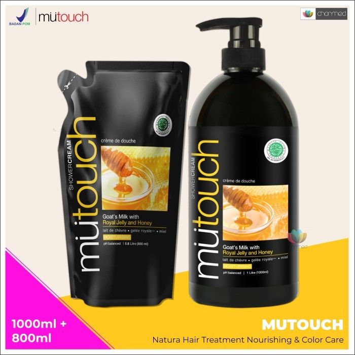 Mutouch MUTOUCH Goat's Milk Shower Cream Royal Jelly and Honey [Paket 2 ...