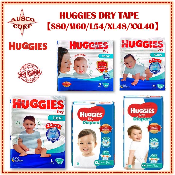 HUGGIES DRY TAPE (SINGLE PACK) Lazada