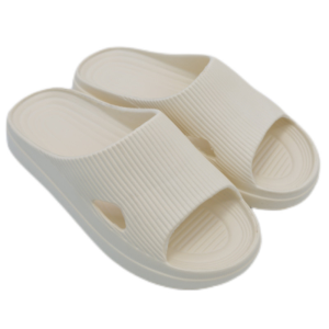 UoMeAi Sandal Wanita Karet Jelly Wedges Platform Sandal EVA Non Slip Sole Motif Double Strap Ukuran 36-41