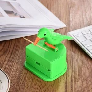 Push Type Bird Shape Toothpick-Box Home Party Decoration Gifts Automatic Bird Toothpick Box