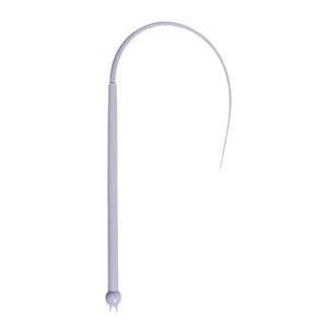 ยาว77ซม.ของเล่นแมวหางหนู ไม้ตกแมวซิลิโคน ขนาดยาว โต้ตอบสําหรับแมว สองสี