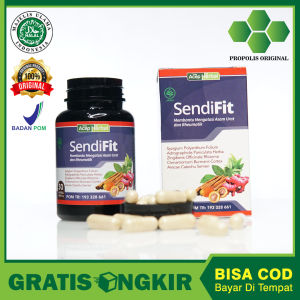 SendiFit Obat Herbal Alami Persendian Kembali Sehat Vitamin Sendi Sehat & Kuat Supleman Kebutuhan Otot Tubuh Obat Herbal Aman Tanpa Bahan Kimia Bersertifikat Halal MUI Dikirim di Medan Bisa Bayar di Tempat ( COD )