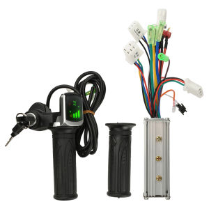 Diymore 24V 36V 48Vที่จับล็อคได้15A ตัวควบคุมสามโหมดคลื่นไซน์250-350W เหมาะสำหรับจักรยานไฟฟ้าสกูตเตอร์แบตเตอรี่ลิเธียมสเก็ตบอร์ด