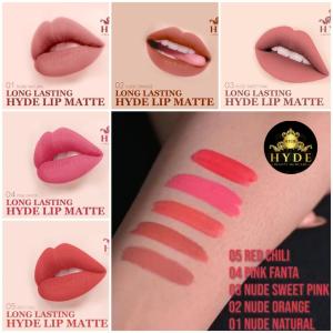 LIPSTICK MATTE LONG LASTING HYDE BEAUTY SKINCARE LIP MATTE PREMIUM LIPSTIK TAHAN LAMA 0RIGINAL BP0M