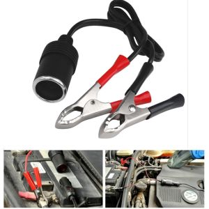 Bộ kẹp bình ắc quy liền tẩu cắm cho máy bơm lốp hút bụi và các thiết bị khác loại tốt