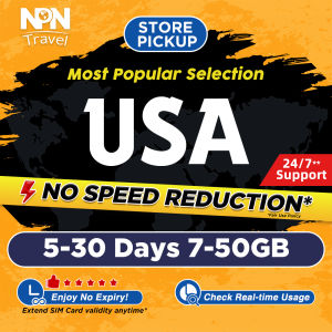 USA SIM Card Ultra 5-30Days 7-50GB 5G/4G Data | Store Pickup | High Speed America Travel Data SIM Card