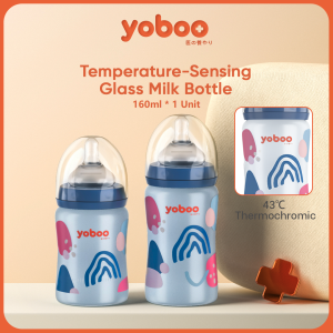 [NEW] yoboo Temperature-Sensing Glass Milk Bottle-160ml YB-0043 / 240ml YB-0044