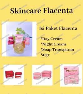 Flacenta Brightening Pearl Extract Paket Skincare Wajah Glowing Bpom
