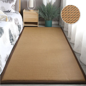Rattan Mat Super Soft Tatami cool Carpet Home Living Room Floor Mat Long Bedroom Mat Children Baby Crawling Mat Home Decor Tatami Carpet/Karpet Non-Slip Thickened Tatami Carpet Pad Doormat Bedside Mat Balcony Floor Mats