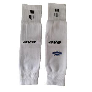 Kaos Kaki Sambung Bola Leg Sleeve Sock Sepakbola Hitam Putih Kaoskaki Dummy Futsal