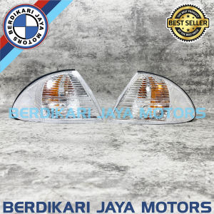 444-1506-AEC FRONT CORNERLAMP CORNER LAMP LAMPU SEIN SEN SAMPING RATING RITING RIFTING BELOK KANAN / KIRI BMW 3 SERIES E46 4D 1998 (CLEAR)