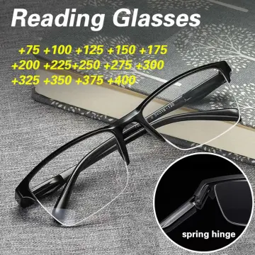 Half frame square glasses online