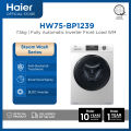 Haier HW75-BP1239 7.5 kg Super Inverter Wash Front Load Washer Fully Automatic Washing Machine. 