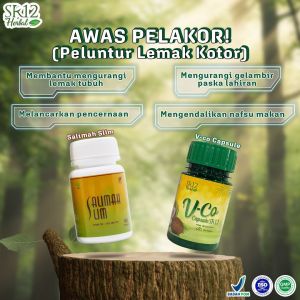 SR12 Paket Pelakor Peluntur Lemak Kotor Paket Obat Diet Pelangsing Herbal BPOM