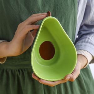 Bát tô gốm sứ tráng men hình trái bơ cỡ to Dung tích 900ml