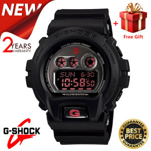 [2YEARS WARRANTY] jam tangan lelaki G Shock Sport Watch Men Military Watches 5Bar Waterproof Digital Chronograph Dual Display Alarm Wristwatches DW6900