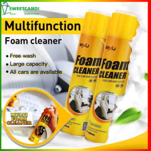 SCCS~MultiFunctional Foam Cleaner for Car and House 650ML Spray to Clean Fresh Lemon Scent Cleaner
