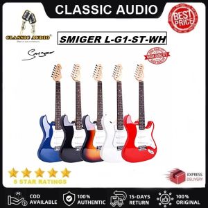 Classic Audio Smiger L-G1-ST-WH Electric Guitar (Original)