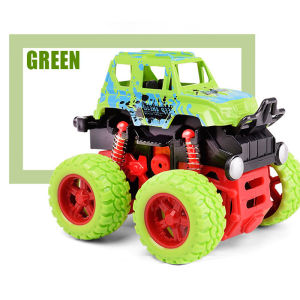 Mini Inertial Off Road SUV Vehicle Four Wheel Drive Plastic Friction Stunt Children Toy Car