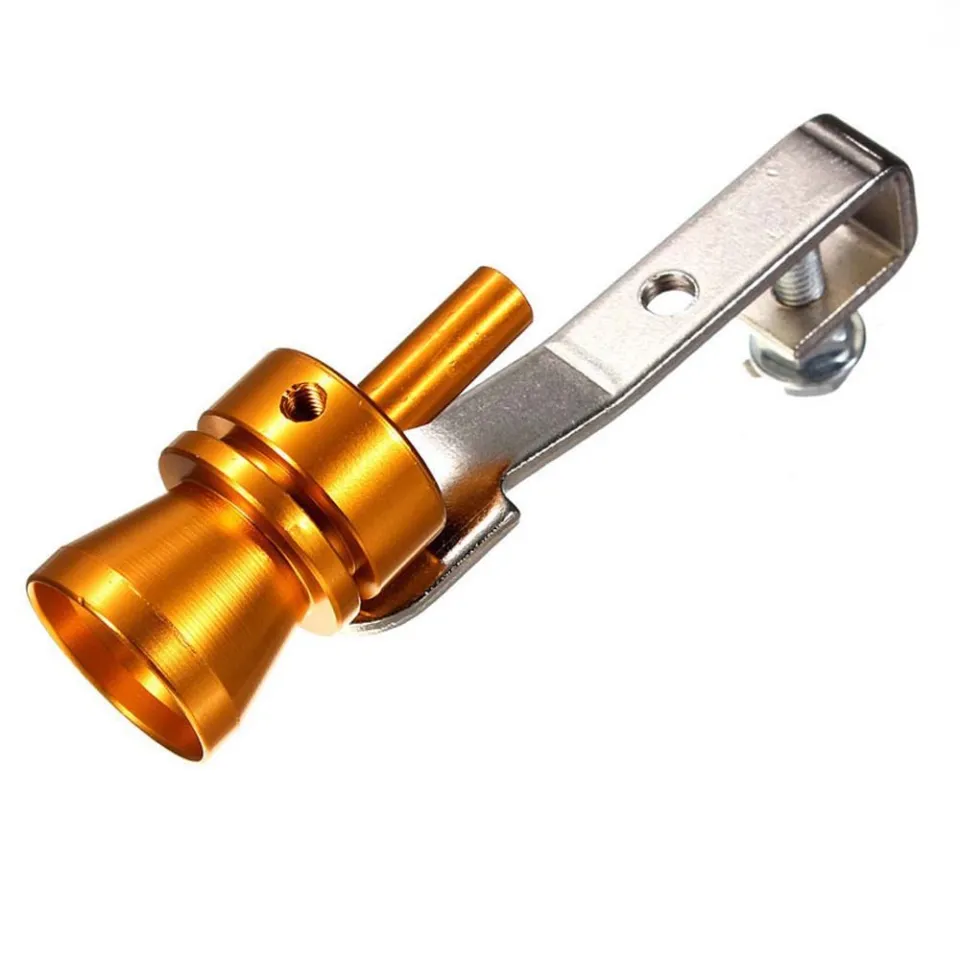 Car Turbo Sound Whistle Exhaust Tailpipe Blow Off Valve Bov Aluminum  Universal Auto Accessories Size Xl