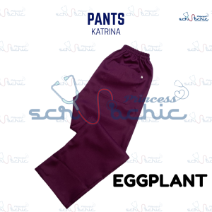 PSC Lilac Katrina Plain Scrub Suit Terno for Men & Women/ Canadian-Katrina/Medical nurse vet yay