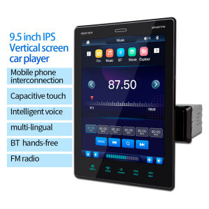 EKLEVA 9.5 Inch Touch Screen Car Media Player MP5 HD Bluetooth Car Stereo MP5 Player Dash FM MirrorLink Multimedia Player