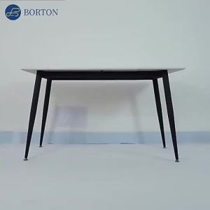Slate Dining Table Chair Combination Large Small Apartment Bright Rectangular Dining Table