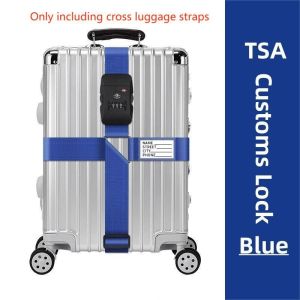 Pengikat Koper TSA Sabuk Koper TSA Lock Tali Koper Silang Tali Koper TSA Lock Cross Luggage Strap Belt