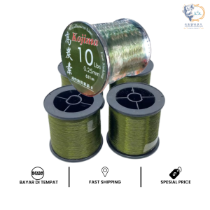 Senar Pancing Kecil Super Kuat Kojima 1/8 Spool Hijau Lumut