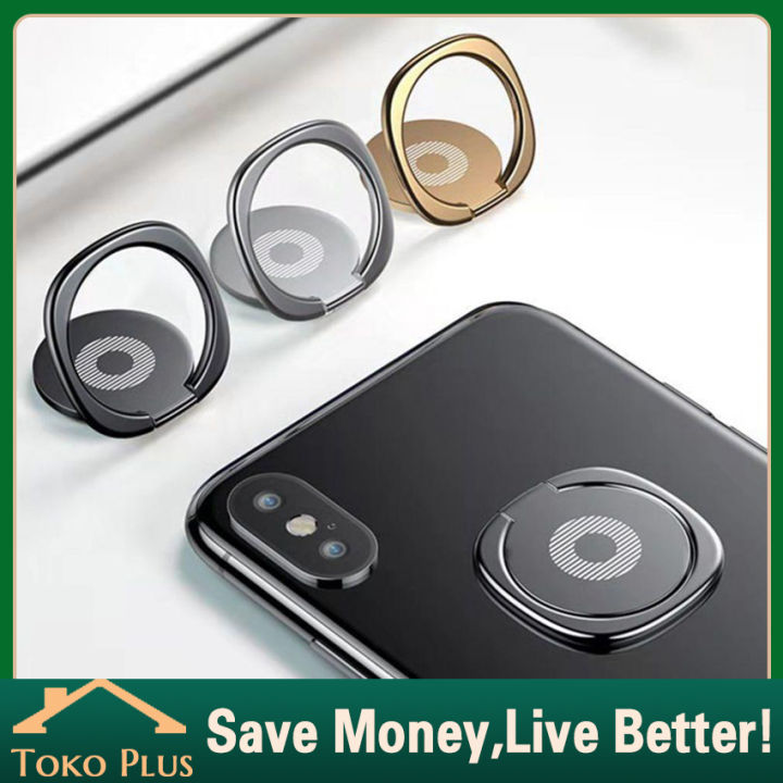 iRing Iring Holder Ring Stand Hp Magnetic 360 Rotation Metal Phone