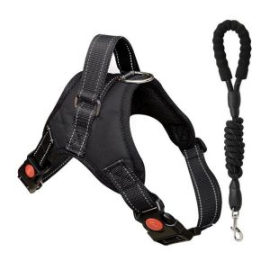 YITAQI Adjustable Dog Cat Harness Breathable Nylon Pet Chest Strap Pet Accessories Heavy Duty Dog Harness Vest for Dogs Cats