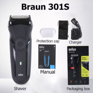 Braun Series 3 Electric Shaver for Man Rechargeable Washable 300S/301S