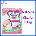 Tã quần mở một bên Bobby size NB - S74 miếng (3 - 8 kg). 