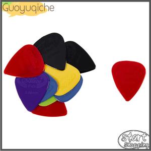 【Guoyuqiche】 10 pieces Alice Guitar Pick Non-slip Black White Nylon Mediator for Acoustic Electric Guitarra Ukulele Accessories