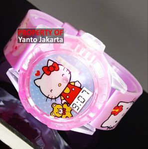 JAM TANGAN ANAK LAKI LAKI LAMPU PROYEKTOR ADA MUSIK
