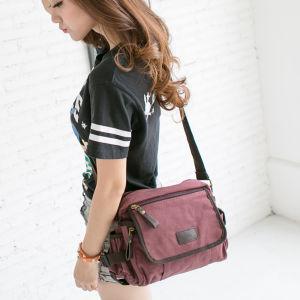 กระเป๋าผ้าใบแฟชั่นสำหรับคนกลางและผู้สูงอายุกระเป๋าสะพายพาดลำตัวกระเป๋าใบเล็กกระเป๋าไปเที่ยวของผู้หญิงกระเป๋าใบเล็ก235-G