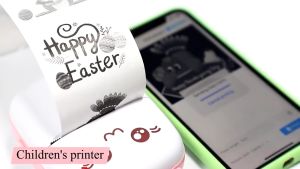 Máy in nhiệt cầm tay mini in bluetooth không dây từ điện thoại nhỏ gọn in rõ nét pin dùng lâu