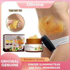 EELHOE Ginger Slimming Tear And Pull Membrane Ginger Slimming Cream Fat Burning Anti-cellulite Weight Lose Cream Body Waist Effective Reduce Fat Slimming Cream Beauty Slimming Fat Burning Massage Ointment Belly Cellulite Body Shaping
